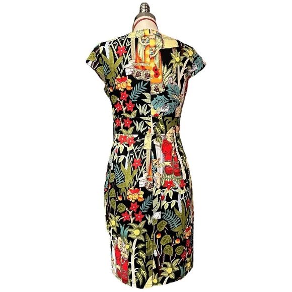 Grace Karin Frida Kahlo Print Cap Sleeve Dress - Size M - Picture 6 of 15